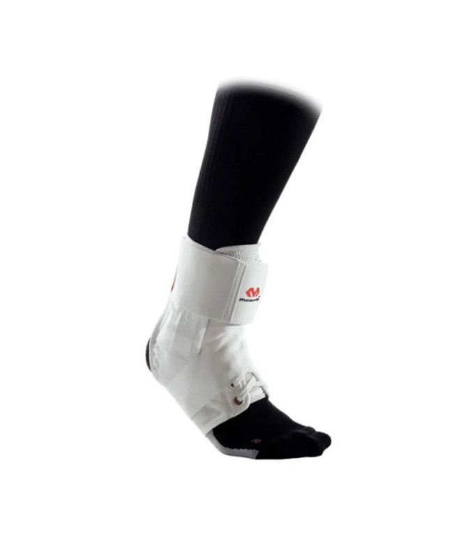 Chevillère Mc David Ankle Brace With Straps Blanc