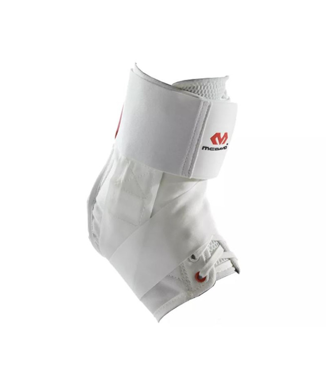 Chevillère Mc David Ankle Brace With Straps Blanc