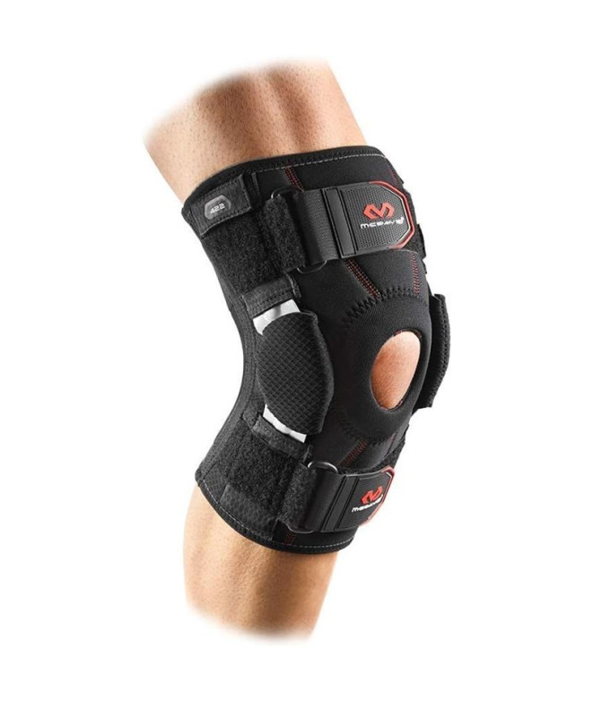 Rodillera Mc David Knee Brace With Dual Disk Hinges Black