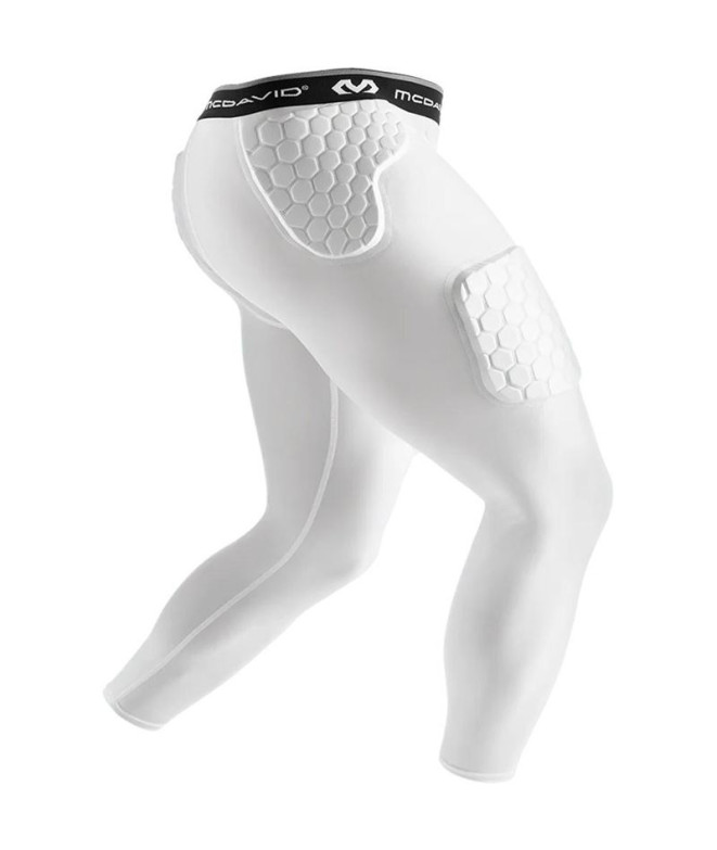 Collants MC David Hex Thudd 5-Pad 3/4 Blanc Homme