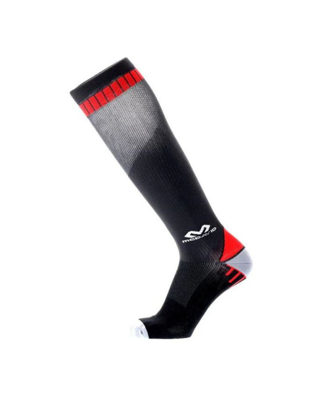 Chaussettes MC David ACTIVE Elite Compression Noir/Gris argenté