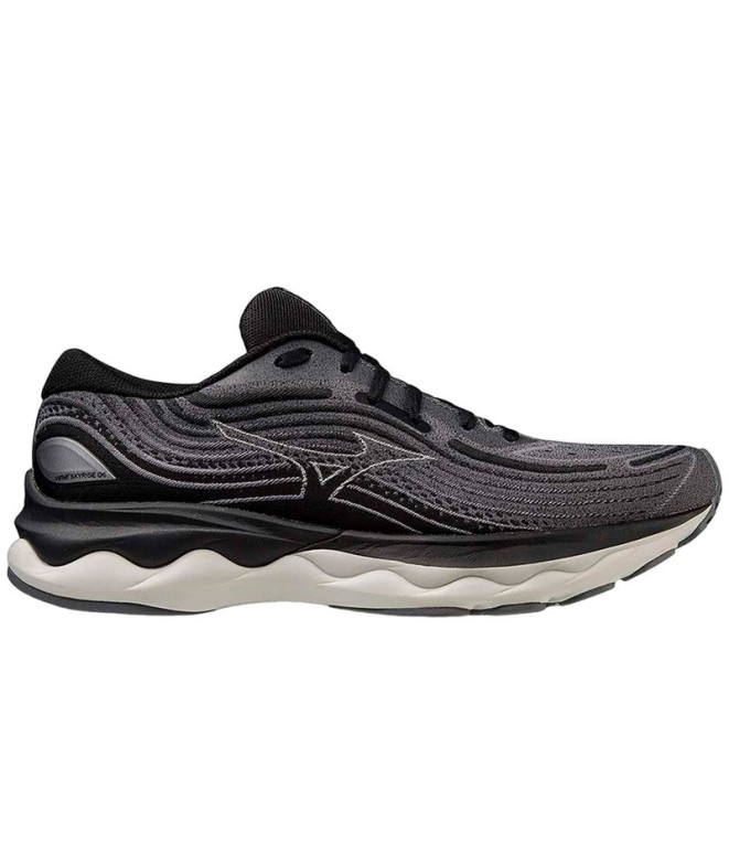 Chaussures Running Mizuno de Wave Skyrise 4 Gris Homme