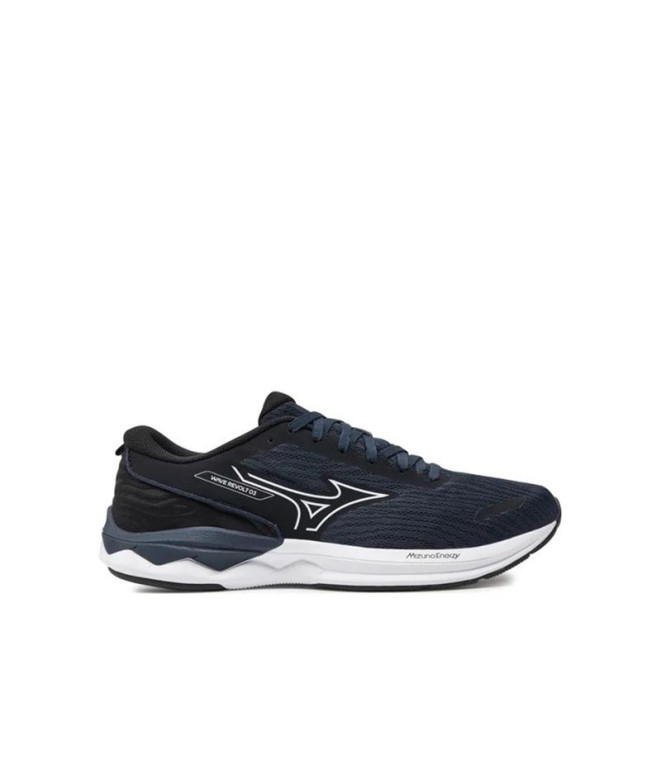 Chaussures Running Mizuno Homme De Wave Revolt 3 Blue