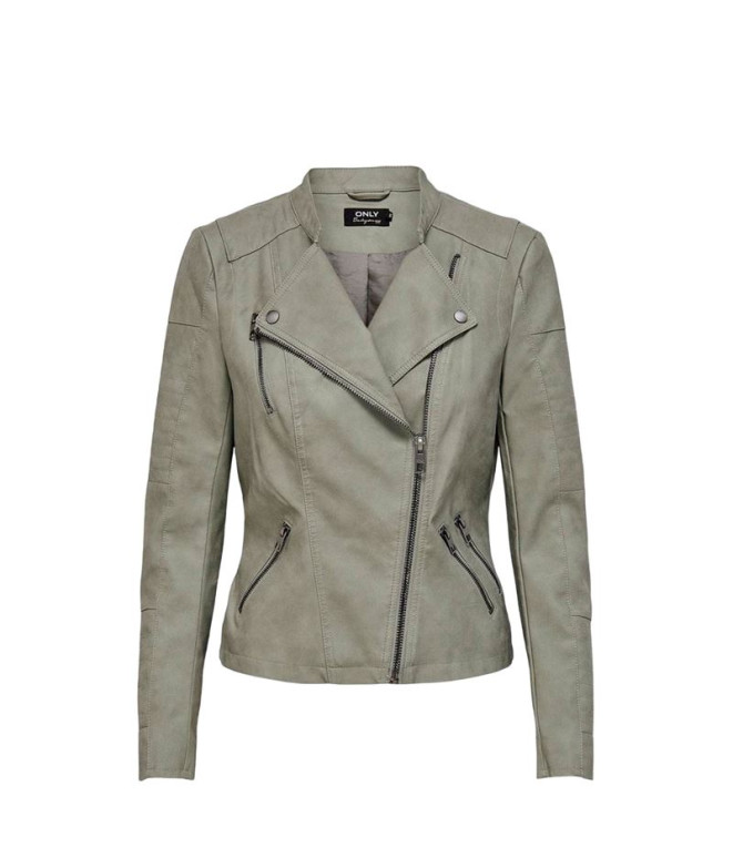 Veste Only ava Faux cuir Biker Shadow Femme