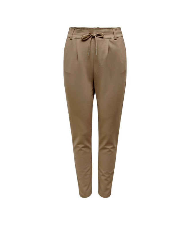 Pantalon Only Onlpoptrash Life Easy Col Caribou Femme