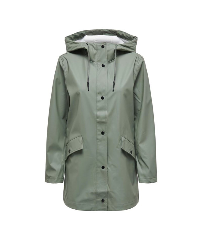 Veste Femme Only Onlelisa Imperméable Otw Noos Agave Green