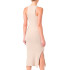 Robe Only Onlbelfast S/L Midi Dress Jrs Noos Natural