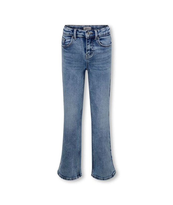 Pantalones Only Kogjuicy Wide Leg Pim560 Mujer Light Blue Denim