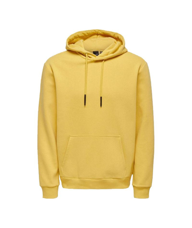 Sweat Homme Only & Sons ceres Ochre