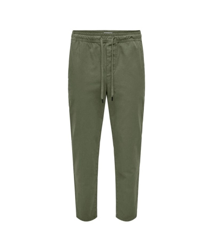Calça Only & Sons Taper 0183 Homem Noite Oliva