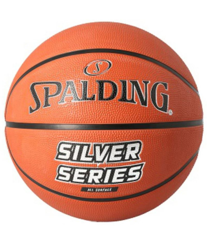 Balle Basket-ball Spalding par Silver Series Sz5 Rubber