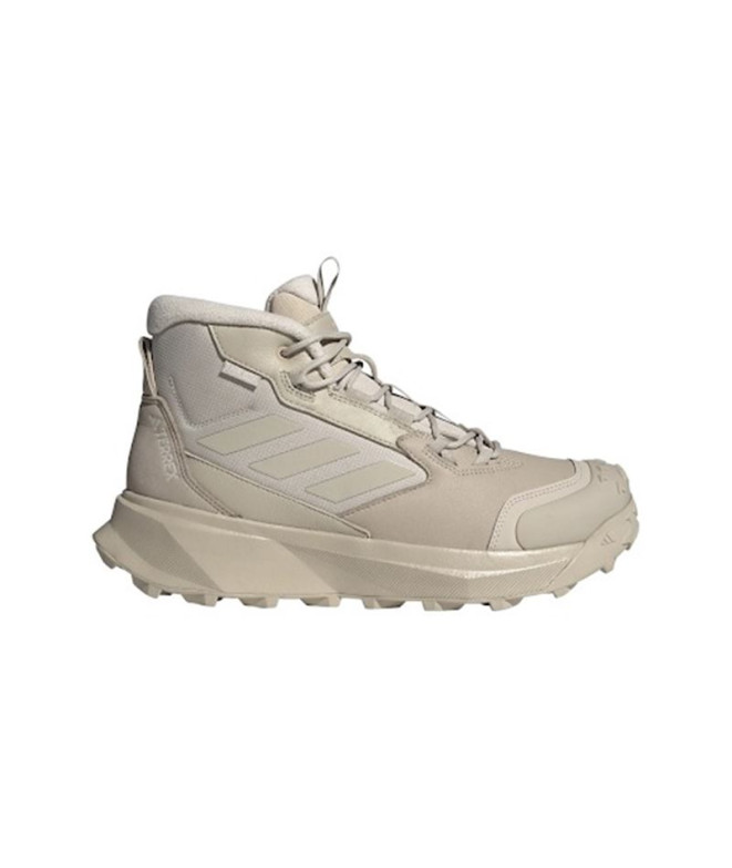 Botas de MontagneUnisexe Adidas Terrex Winter Leather Mid Cut Rain Rdy Cold Rdy Beige