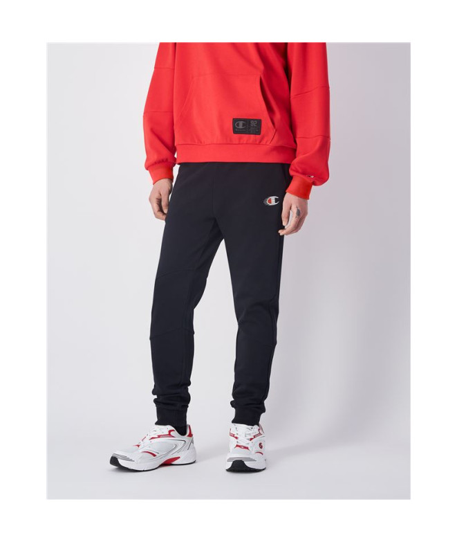 Pantalones Champion Rib Cuff Pants Hombre Negro