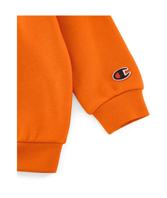 Chándal Champion Crewneck Suit Bebés Naranja/Negro
