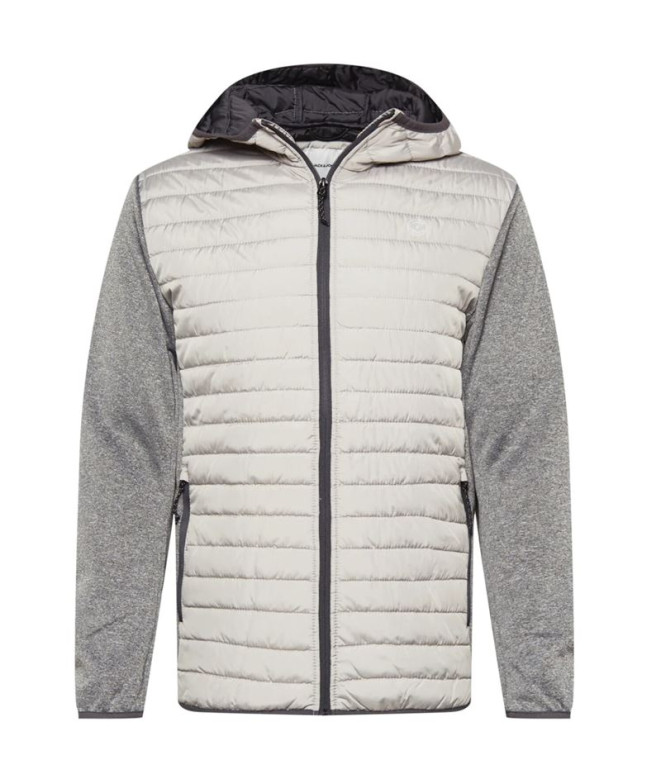 Chaqueta Jack and Jones emulti Quilted Ghost Gray Hombre