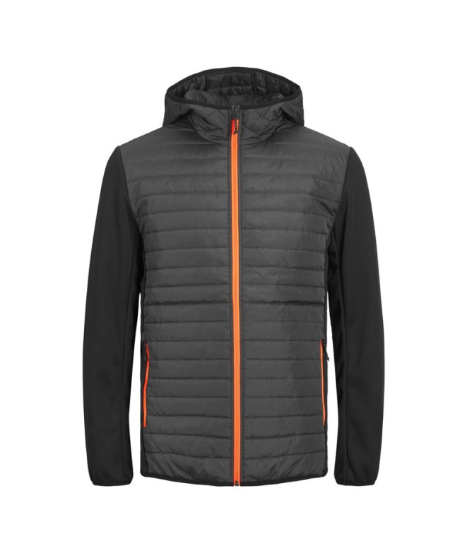 Chaqueta Jack & Jones multi Quilted Hombre Asphalt