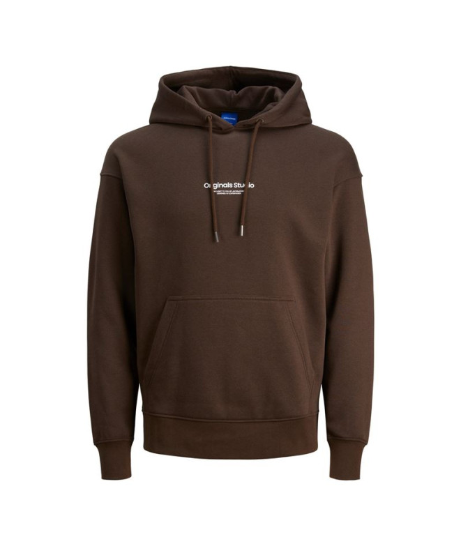 Sudadera Jack & Jones Jorvesterbro Hombre Chocolate Brown