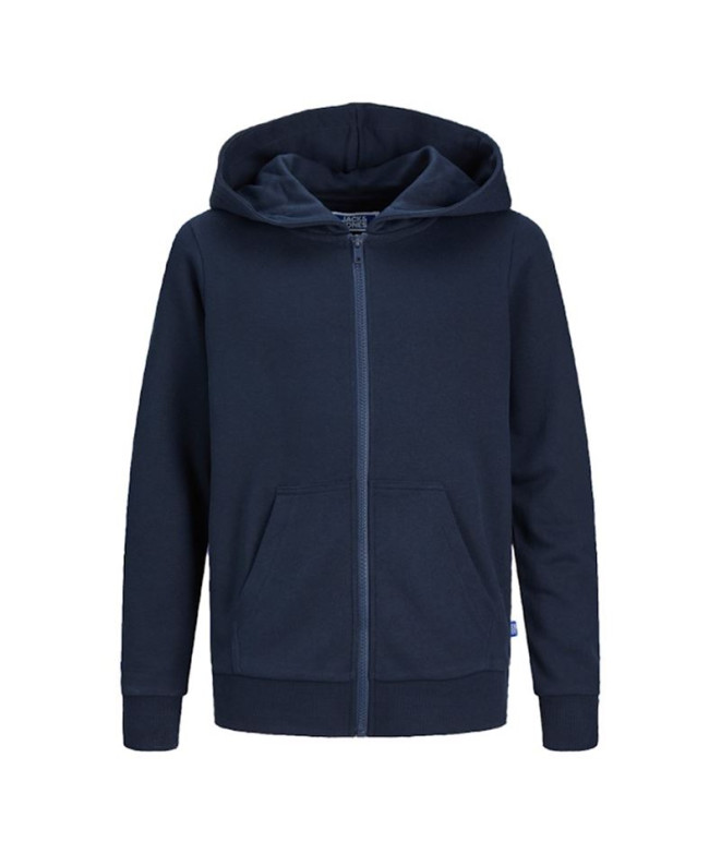 Moletom Infantil Jack & Jones Ebradley Zip Navy