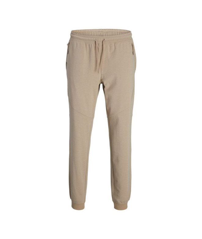 Pantalons Jack and Jones twill cloud Crockery Homme