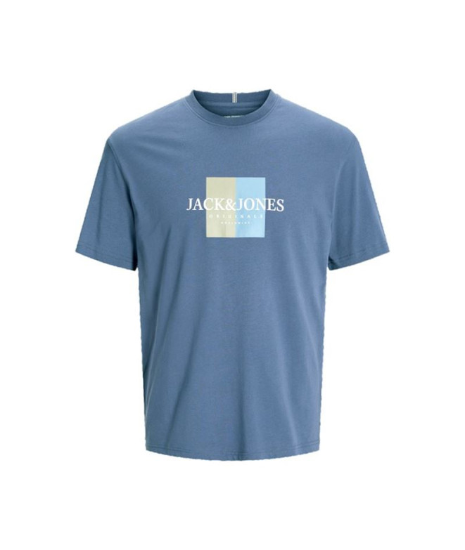 Camiseta Jack and Jones rfrederiksberg Box C.Nightshadow Blue Homem