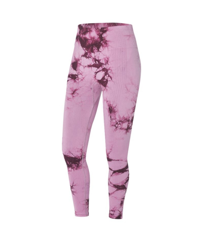 Pantalones Joluvi Tie Dye Legging Mujer Ciruela /Ciruela