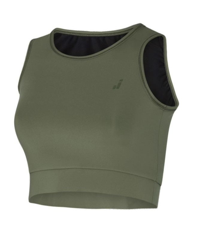 Top Joluvi Mulher Mavi Tank Verde azeitona