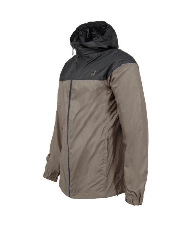 Cortavientos Joluvi Mostayal Hombre Beige/Negro