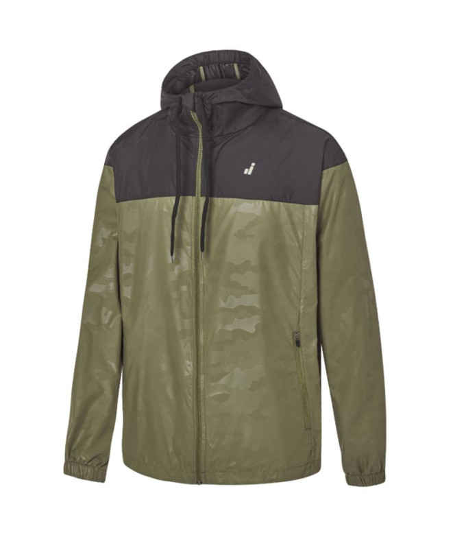 Joluvi Homme Coupe-vent Mostayal Vert olive/Noir