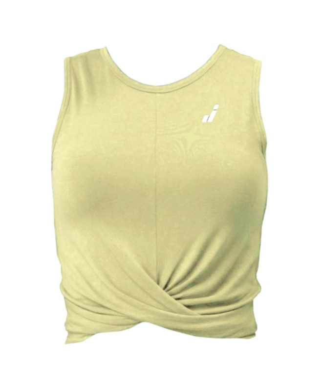 Camiseta Joluvi Knot Mujer Amarillo