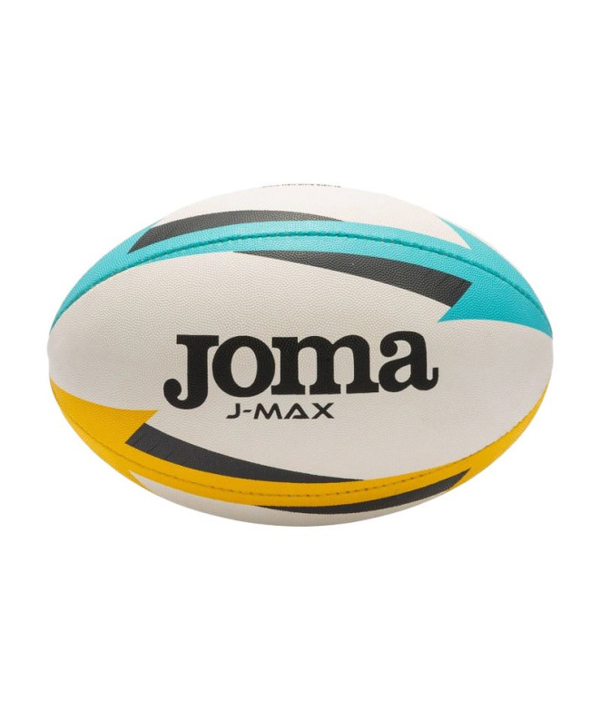 Balón de Rugby Joma J-Max Blanco Amarillo Azul