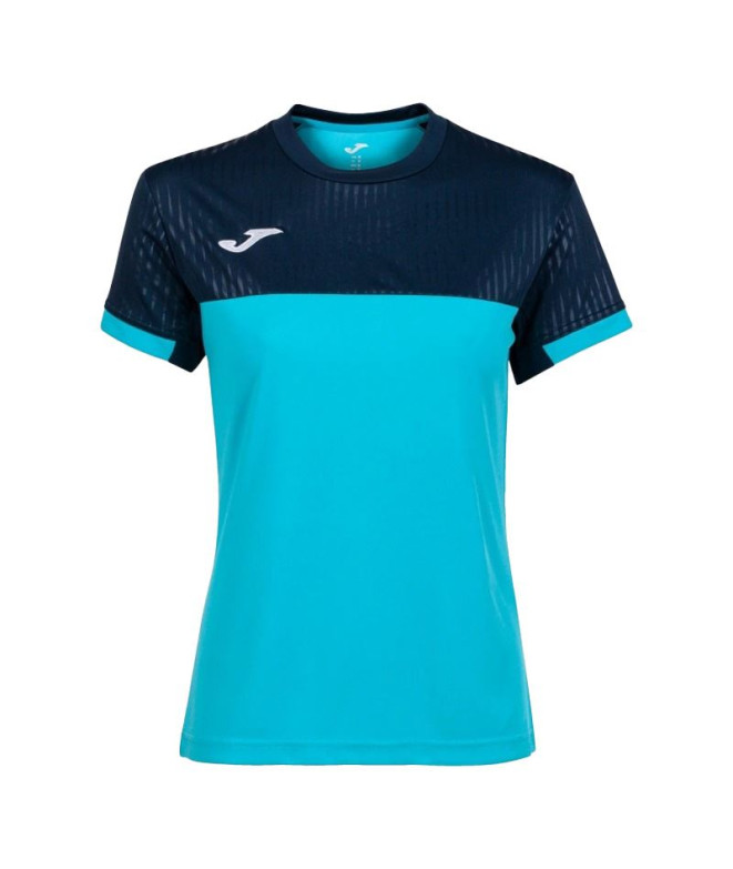 Camiseta Joma Mulher Manga curta Montreal /MeninasTurquesa Fluorescente Marinho