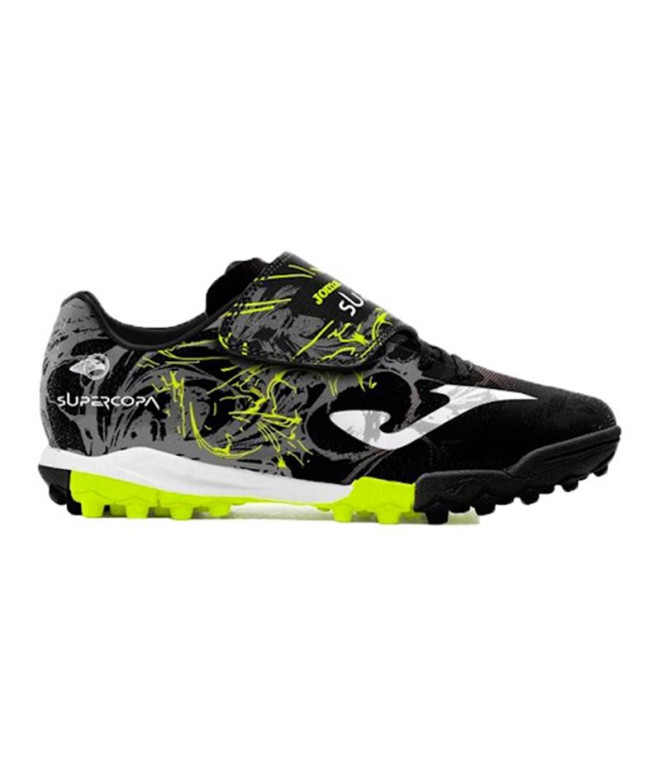 Botas de Fútbol Joma Super Copa 24 Infantil Negro