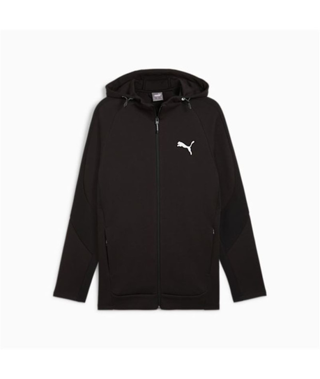 Veste Décontracté Homme Puma Evostripe Full-Zip Hoodie Dk Black