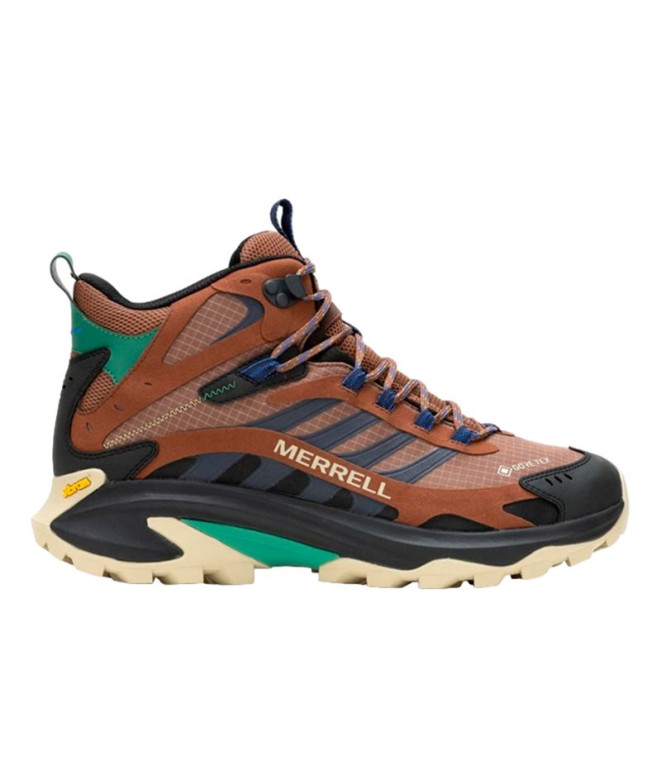 Botas de Montagne Merrell Moab Speed 2 Mid Gtx - Rye Homme