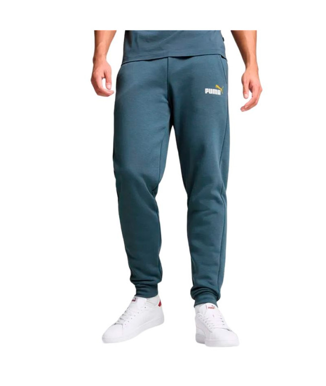 Calça Casual Calças Puma Essentials+ 2 Col Logo Fl Cl Homem