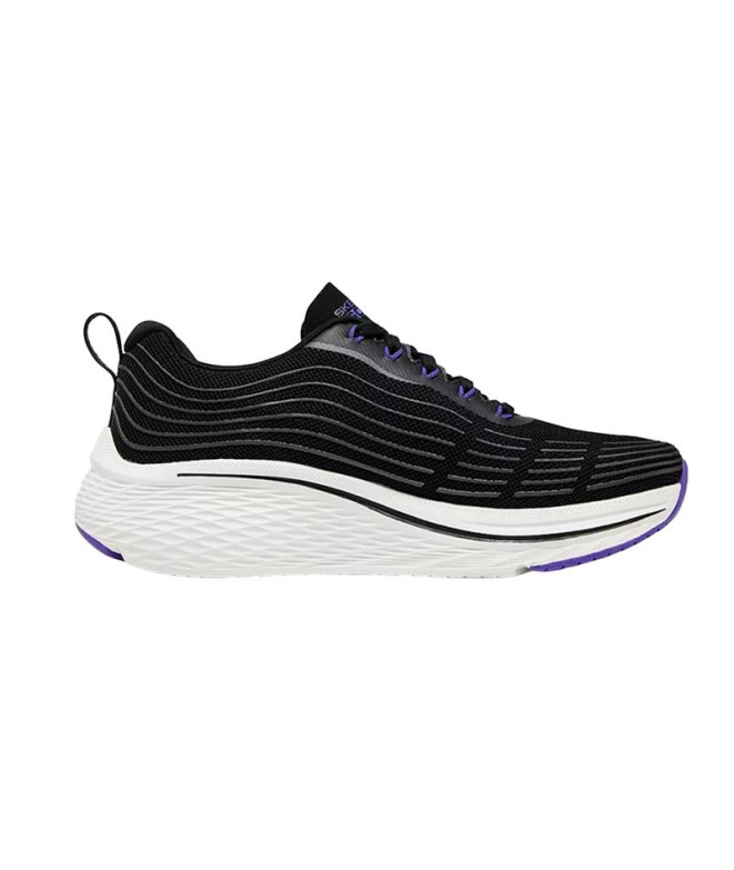 Chaussures running Skechers de Max Cushioning Elite 2.0 Noir Textile/Pourpre Femme