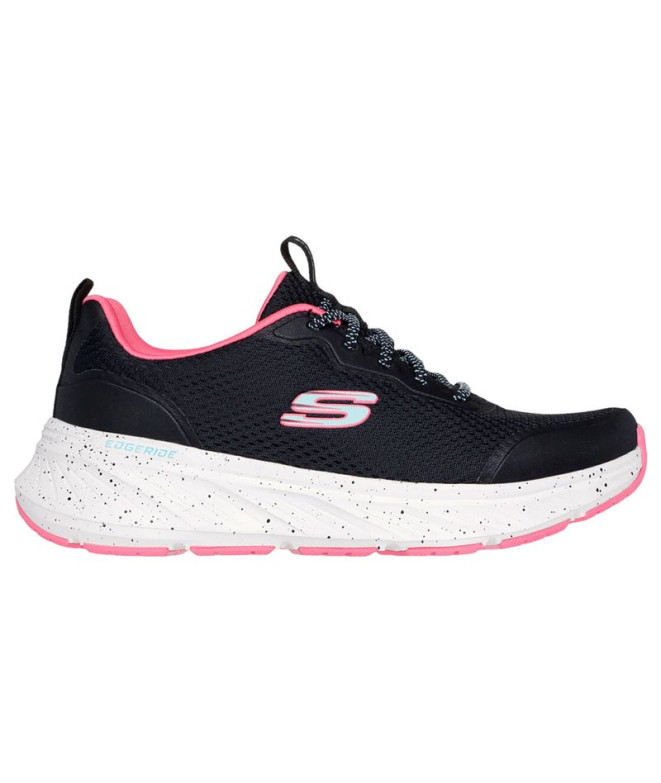 Chaussures Skechers Femme Edgeride Noir Rose