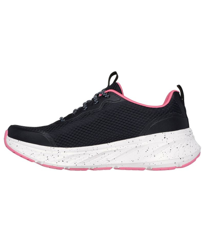 Chaussures Skechers Femme Edgeride Noir Rose