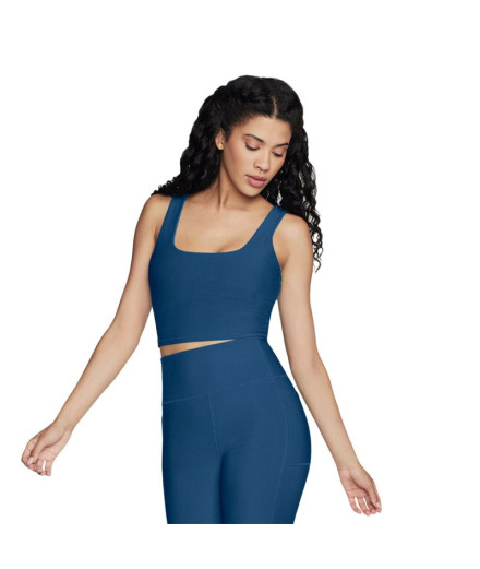 Sujetador deportivo Skechers Goflex Rib Longline Mujer