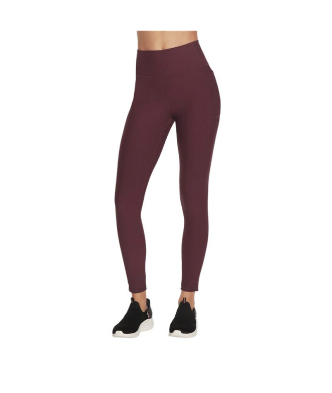 Mallas Skechers Goflex Rib Fl Hw Fig Mujer
