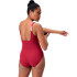 Fato de banho Natação Speedo Mulher by Shaping Contour Eclipse Fato de banho estampado Magenta