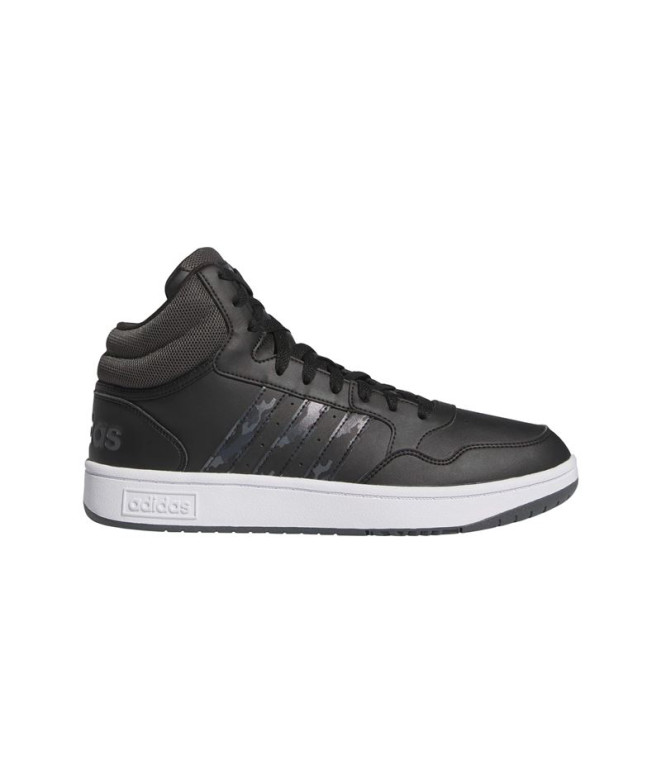 Chaussures Homme Adidas Hoops 3.0 Mid Noir