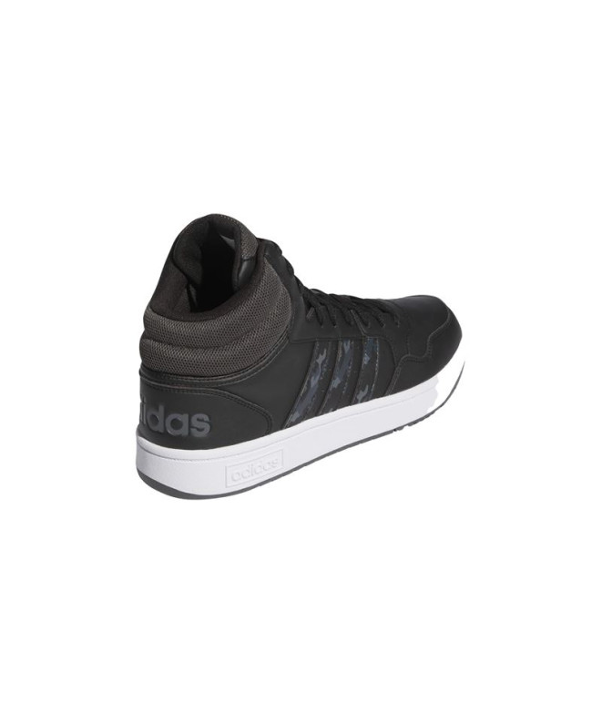 Sapatilhas Homem Adidas Hoops 3.0 Mid Preto