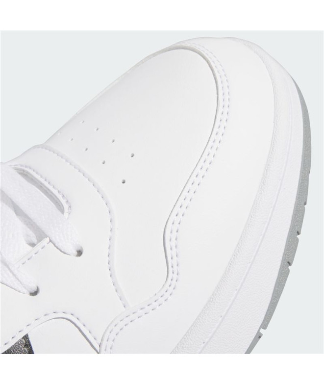 Chaussures Homme Adidas Hoops 3.0 Mid Blanc / Gris