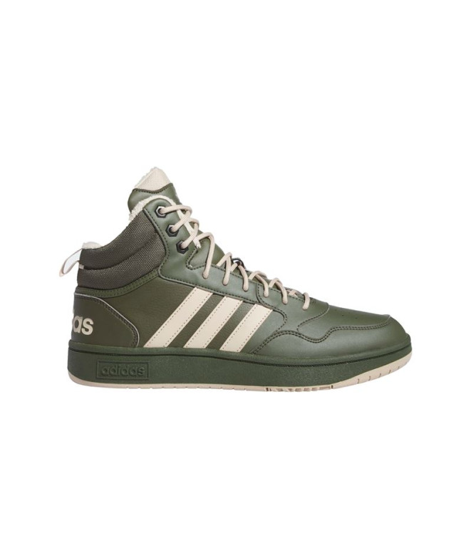 Chaussures Homme Adidas Hoops 3.0 Mid Green