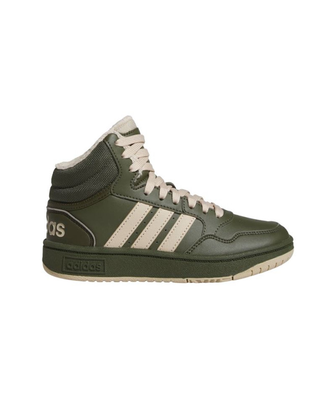 Chaussures Enfant Adidas Hoops Mid 3.0 Gris