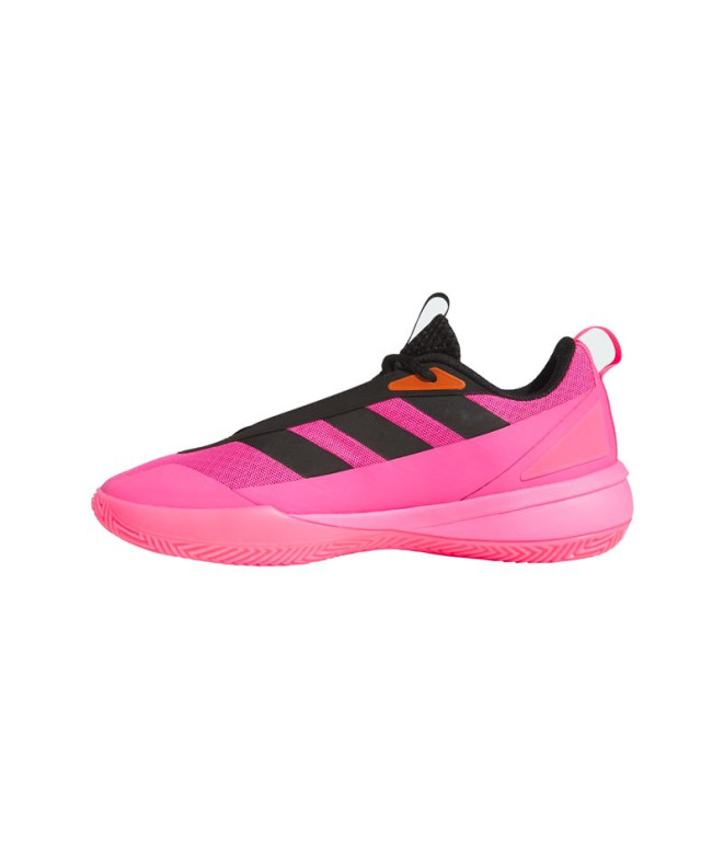 Chaussures Basket-ball Court par Adidas Front Pink