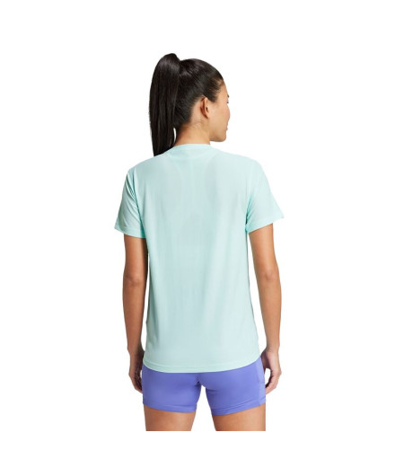 T-shirt Running Femme by Adidas Own The Run Bleu clair 2