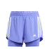 Calça Running Mulher por Adidas Own The Run 3-Stripes 2In1 Azul