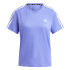 T-shirt Running Femme by Adidas Own The Run 3-Stripes Bleu